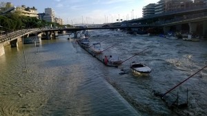 piena del fiume pescara