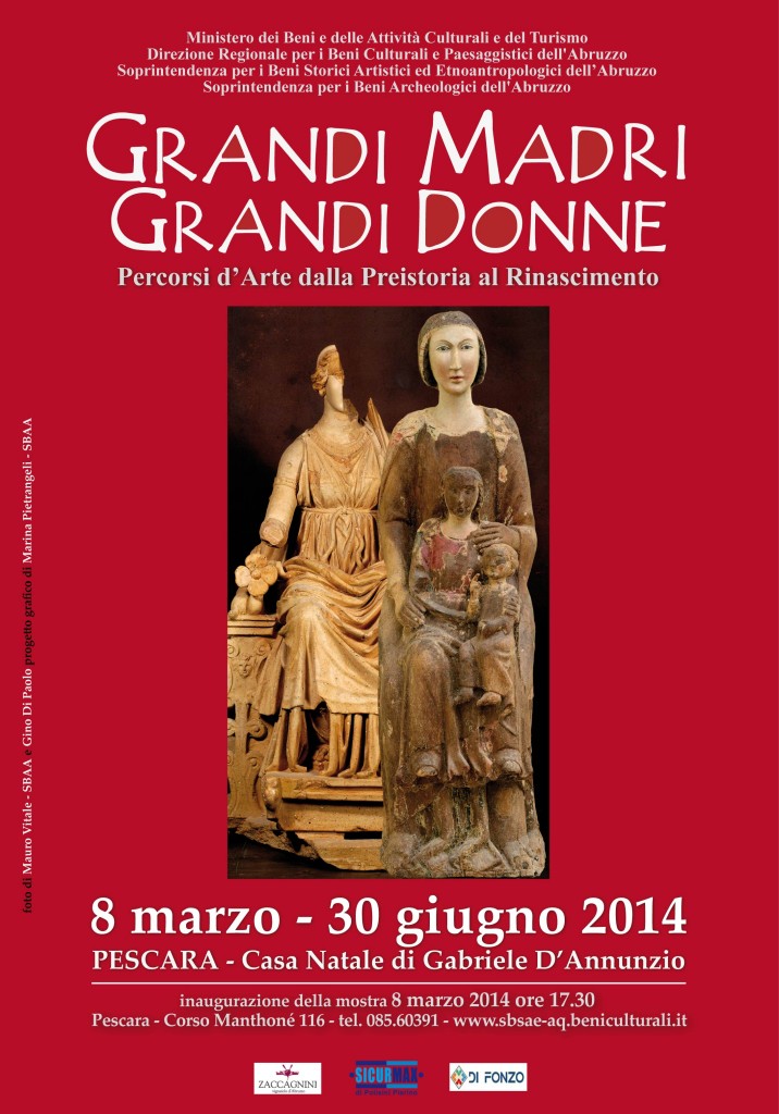 310 - ..........invito mostra GRANDI MADRI GRANDI DONNE