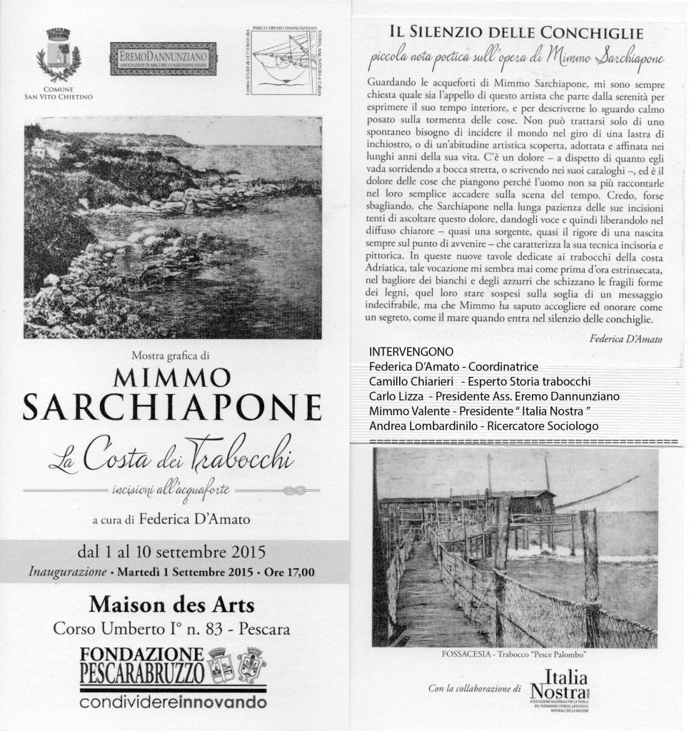 mostra Mimmo Sarchiapone