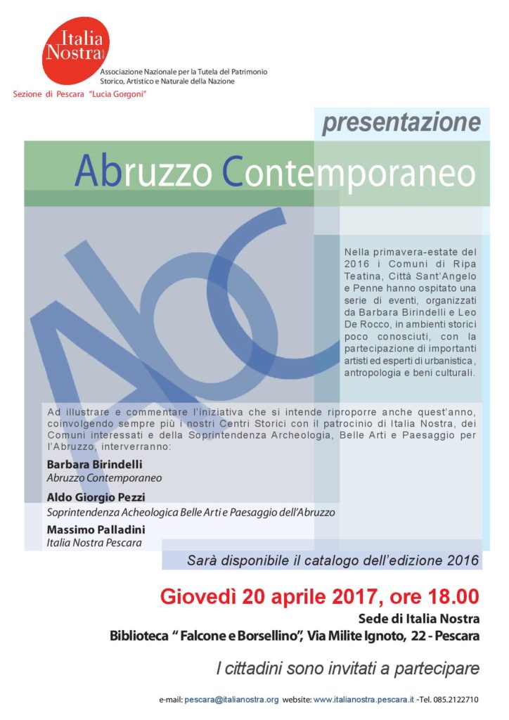 970 - ..................INVITO IN Abruzzo Contempoaneo
